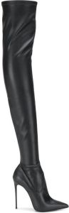 Le Silla Eva thigh-high leather boots Black