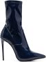 Le Silla Eva vinyl 120mm ankle boots Blue - Thumbnail 1