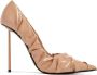 Le Silla Fedra 120mm draped patent pumps Neutrals - Thumbnail 1