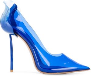 Le Silla flower 90mm heel pumps Blue