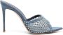 Le Silla Gilda 110mm crystal-embellished mules Blue - Thumbnail 1