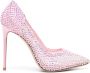 Le Silla Gilda 115mm crystal-embellished pumps Pink - Thumbnail 1
