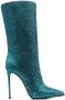 Le Silla Gilda 120mm crystal-embellished boots Blue - Thumbnail 1