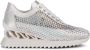 Le Silla Gilda 60mm crystal-embellished sneakers Silver - Thumbnail 1