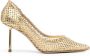 Le Silla Gilda 90mm crystal-embellished pumps Gold - Thumbnail 1