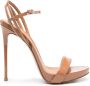 Le Silla Gwen 120mm leather sandals Brown - Thumbnail 1