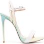 Le Silla Gwen 120mm patent leather sandals Green - Thumbnail 1