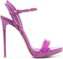 Le Silla Gwen 120mm patent-leather sandals Purple - Thumbnail 1