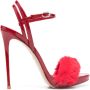 Le Silla Gwen 130mm leather sandals Red - Thumbnail 1
