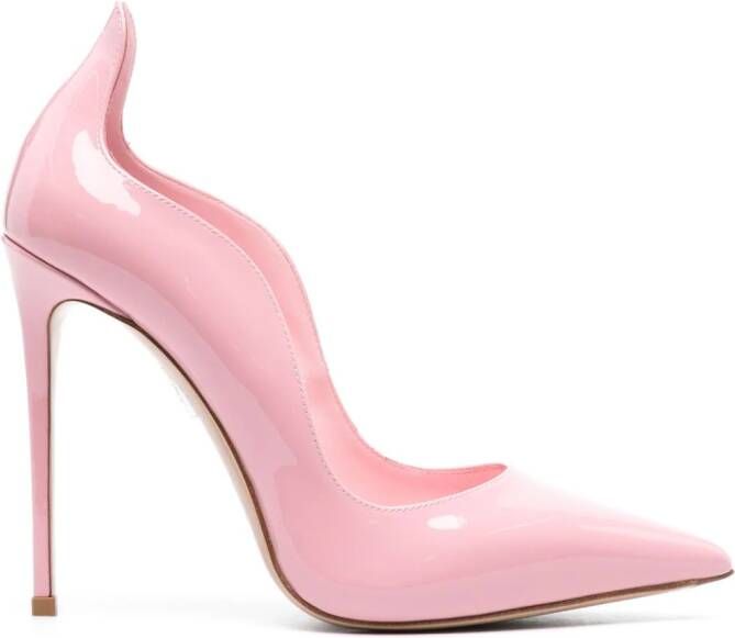 Le Silla Ivy 120mm leather pumps Pink