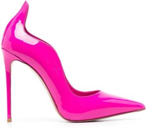 Le Silla Ivy 120mm patent-leather pumps Pink