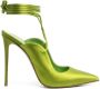 Le Silla Ivy 120mm slingback satin pumps Green - Thumbnail 1