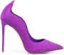 Le Silla Ivy 125mm suede pumps Purple - Thumbnail 1
