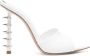 Le Silla Jagger 120mm leather mules White - Thumbnail 1