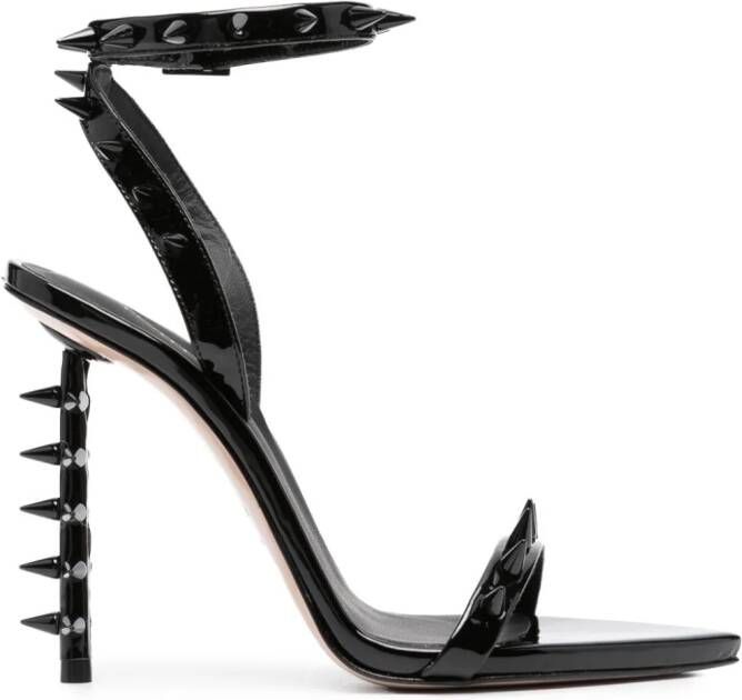 Le Silla Jagger 120mm stud-embellished sandals Black