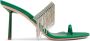 Le Silla Jewels 80mm crystal-embellished sandals Green - Thumbnail 1