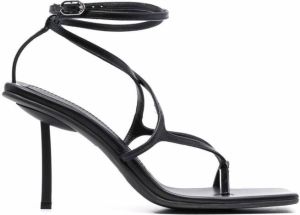 Le Silla Jodie 80mm sandals Black