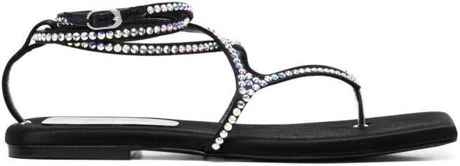 Le Silla Jodie crystal-embellished sandals Black