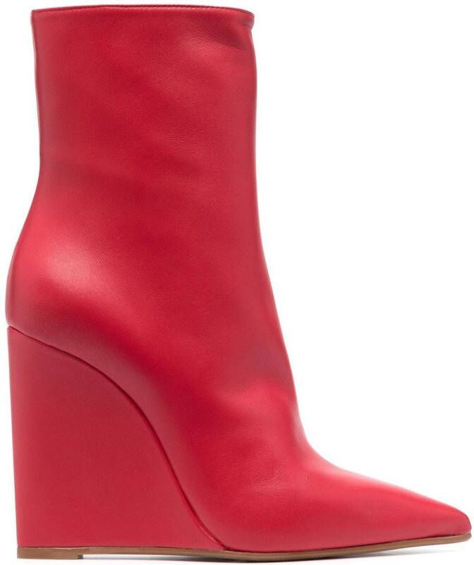 Le Silla Kira 120mm ankle boot Red