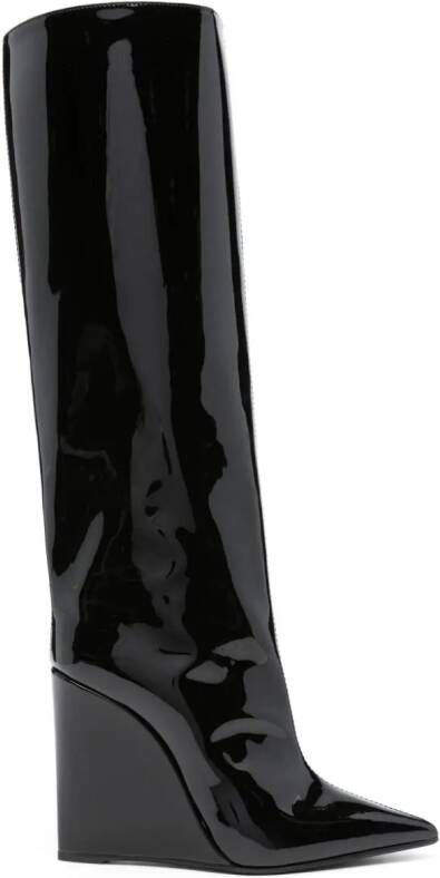 Le Silla Kira 120mm knee boots Black