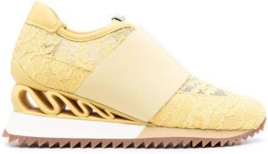 Le Silla lace chunky sole trainers Yellow