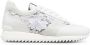 Le Silla lace-embroidered leather sneakers White - Thumbnail 1