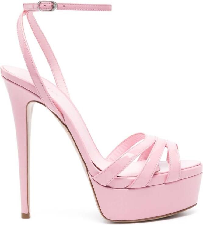 Le Silla Lola 140mm platform sandals Pink