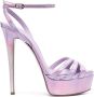 Le Silla Lola platform-sole 150mm sandals Purple - Thumbnail 1
