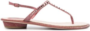 Le Silla Mabel crystal-embellished sandals Pink