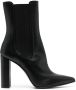 Le Silla Megan block-heel 110mm ankle boots Black - Thumbnail 1