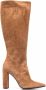 Le Silla Megan block heel knee boots Brown - Thumbnail 1