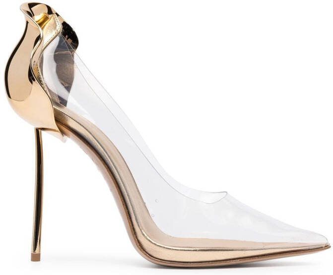 Le Silla metallic-detail pumps Neutrals - Picture 1