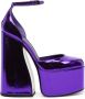 Le Silla Nikki 170mm patent-leather platform pumps Purple - Thumbnail 1