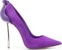 Le Silla Petalo 120mm pointed-toe pumps Purple - Thumbnail 1