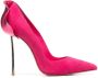 Le Silla Petalo 120mm suede pumps Pink - Thumbnail 1