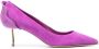 Le Silla Petalo 50mm suede pumps Purple - Thumbnail 1