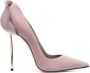 Le Silla Petalo suede 120mm pumps Purple - Thumbnail 1