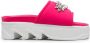 Le Silla Poolside crystal-embellished sandals Pink - Thumbnail 1