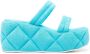 Le Silla quilted-effect platform sandals Blue - Thumbnail 1