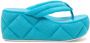 Le Silla quilted-finish platform sandals Blue - Thumbnail 1