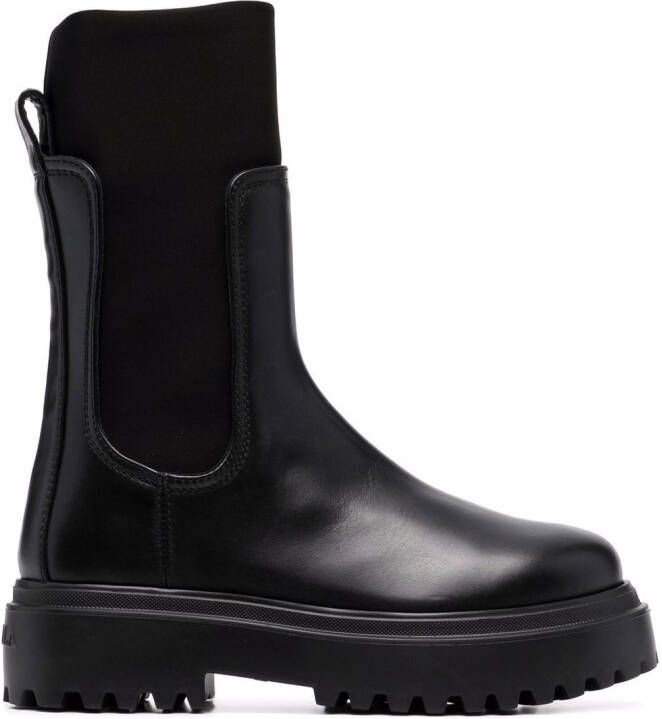 Le Silla Ranger leather ankle boots Black