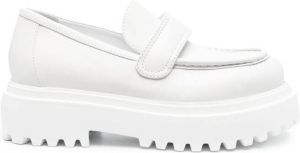 Le Silla Ranger leather loafers White