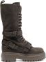 Le Silla Ranger suede lace-up boots Green - Thumbnail 1