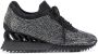 Le Silla Reiko Wave crystal-embellished sneakers Black - Thumbnail 1
