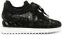 Le Silla Reiko Wave floral-lace sneakers Black - Thumbnail 1
