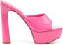 Le Silla Resort 140mm patent-leather mules Pink - Thumbnail 1