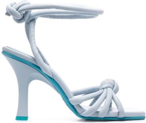 Le Silla Resort knot-detail sandals Blue