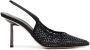 Le Silla rhinestone-embellished slingback stiletto pumpss Black - Thumbnail 1
