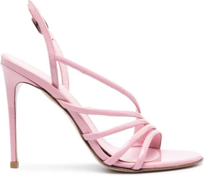 Le Silla Scarlet 105mm leather sandals Pink