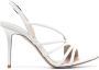 Le Silla Scarlet 105mm leather sandals White - Thumbnail 1